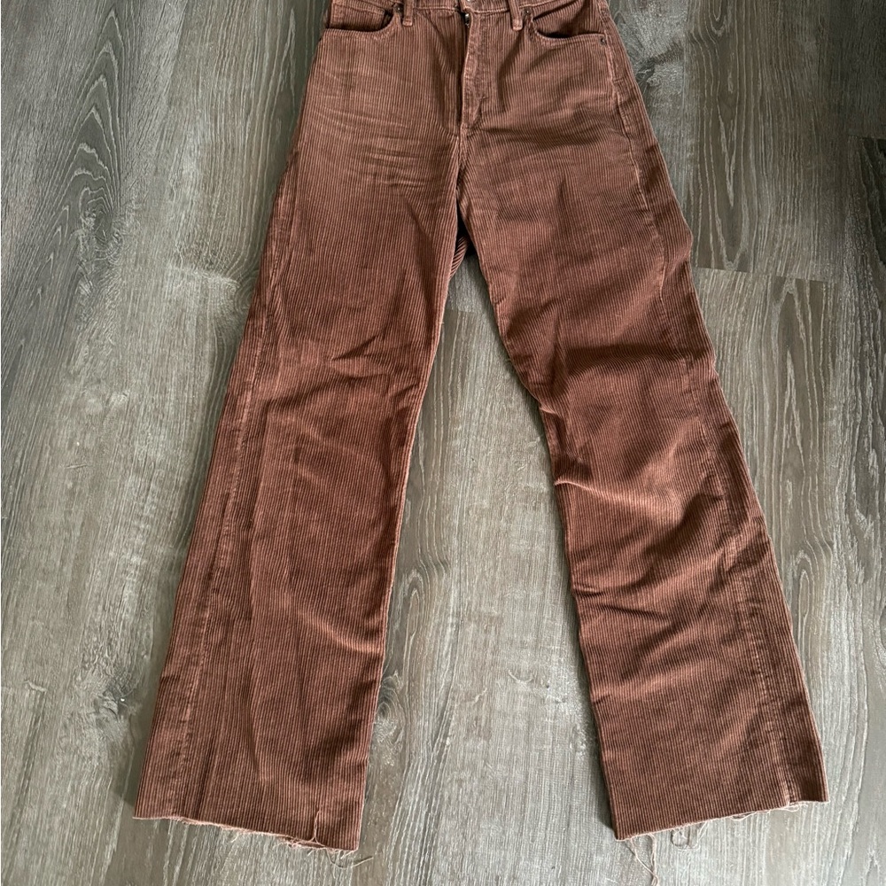 Zara Wide Leg Corduroy Pant